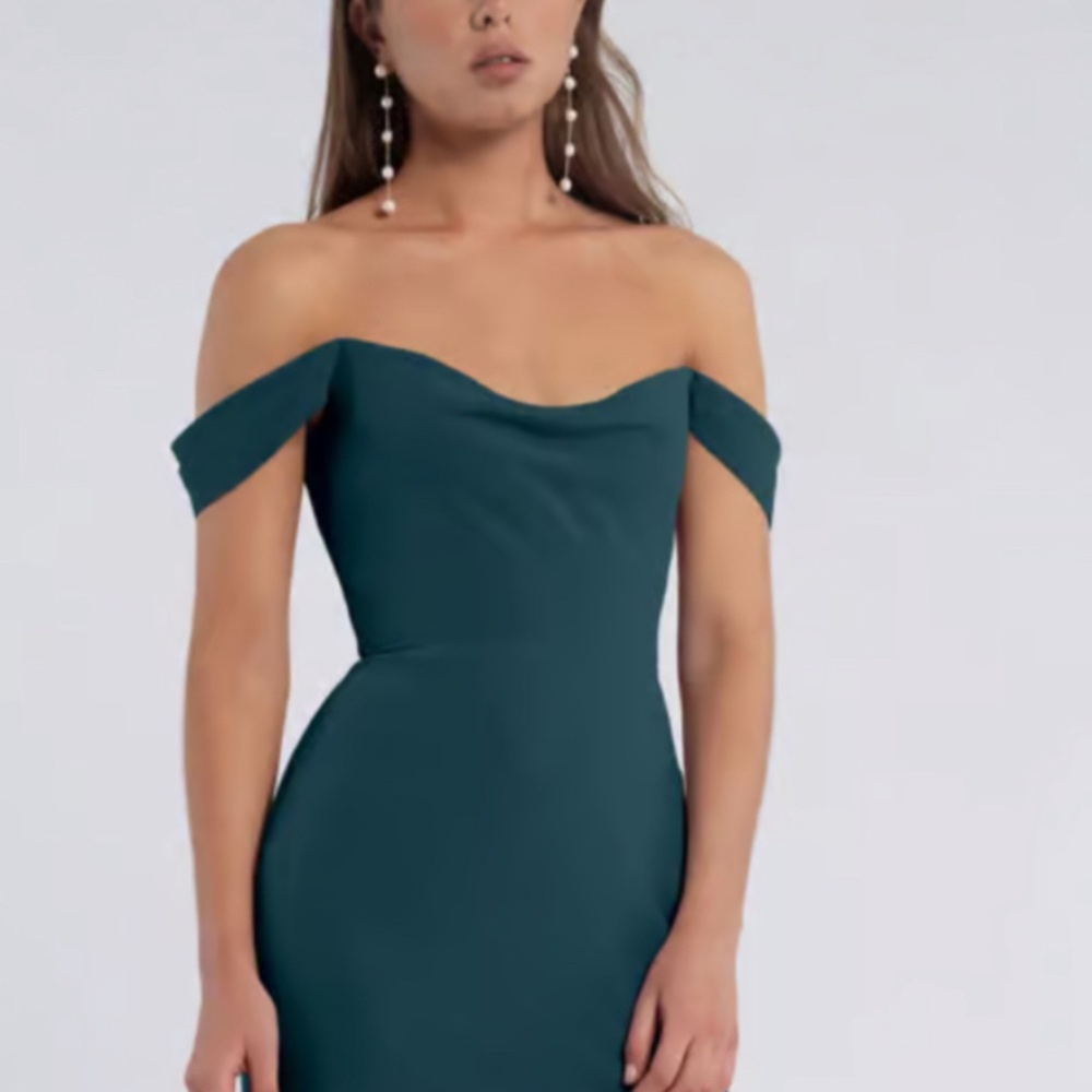 Jenny Yoo Jacqueline Caspian Sea Bridesmaid Dress